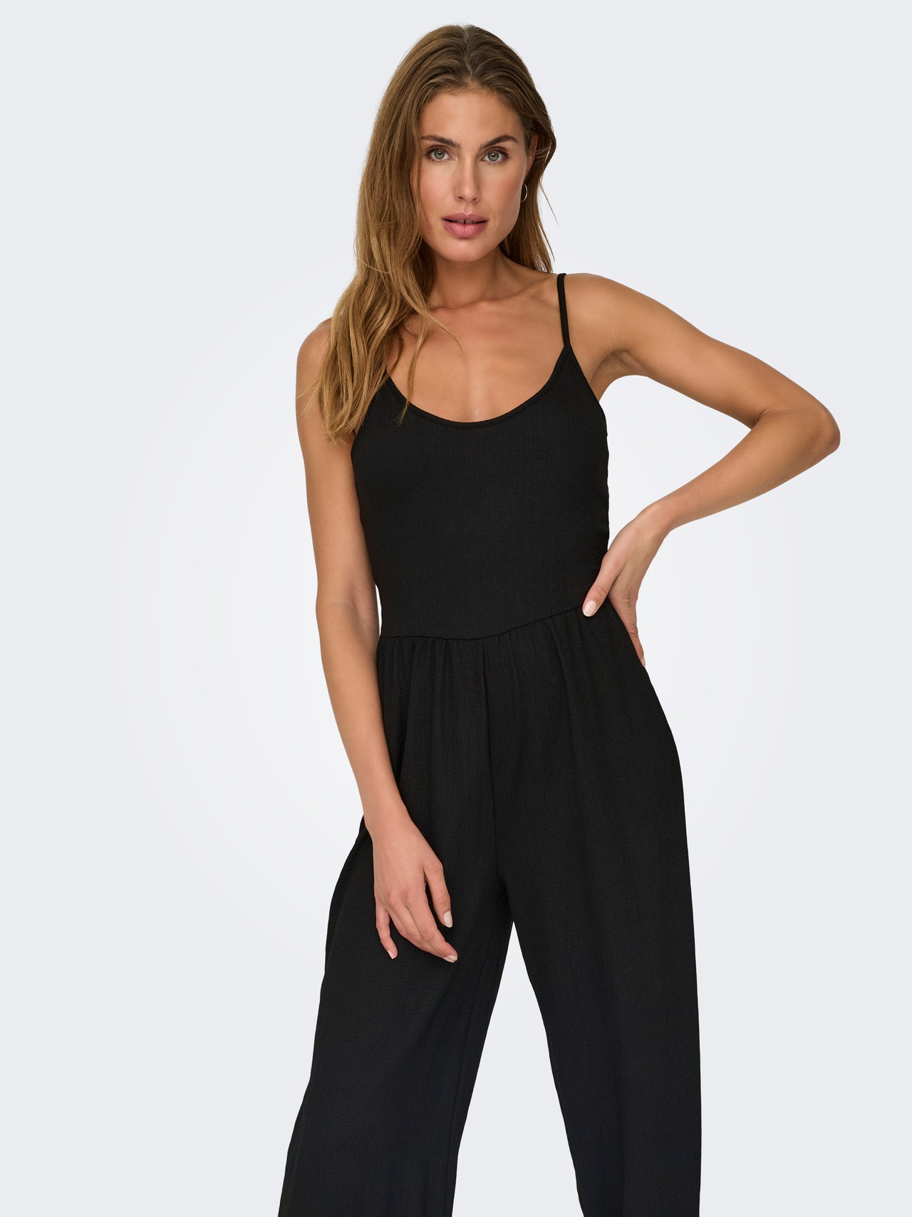 ONLY Schmale Träger Jumpsuit -Black - 15340327