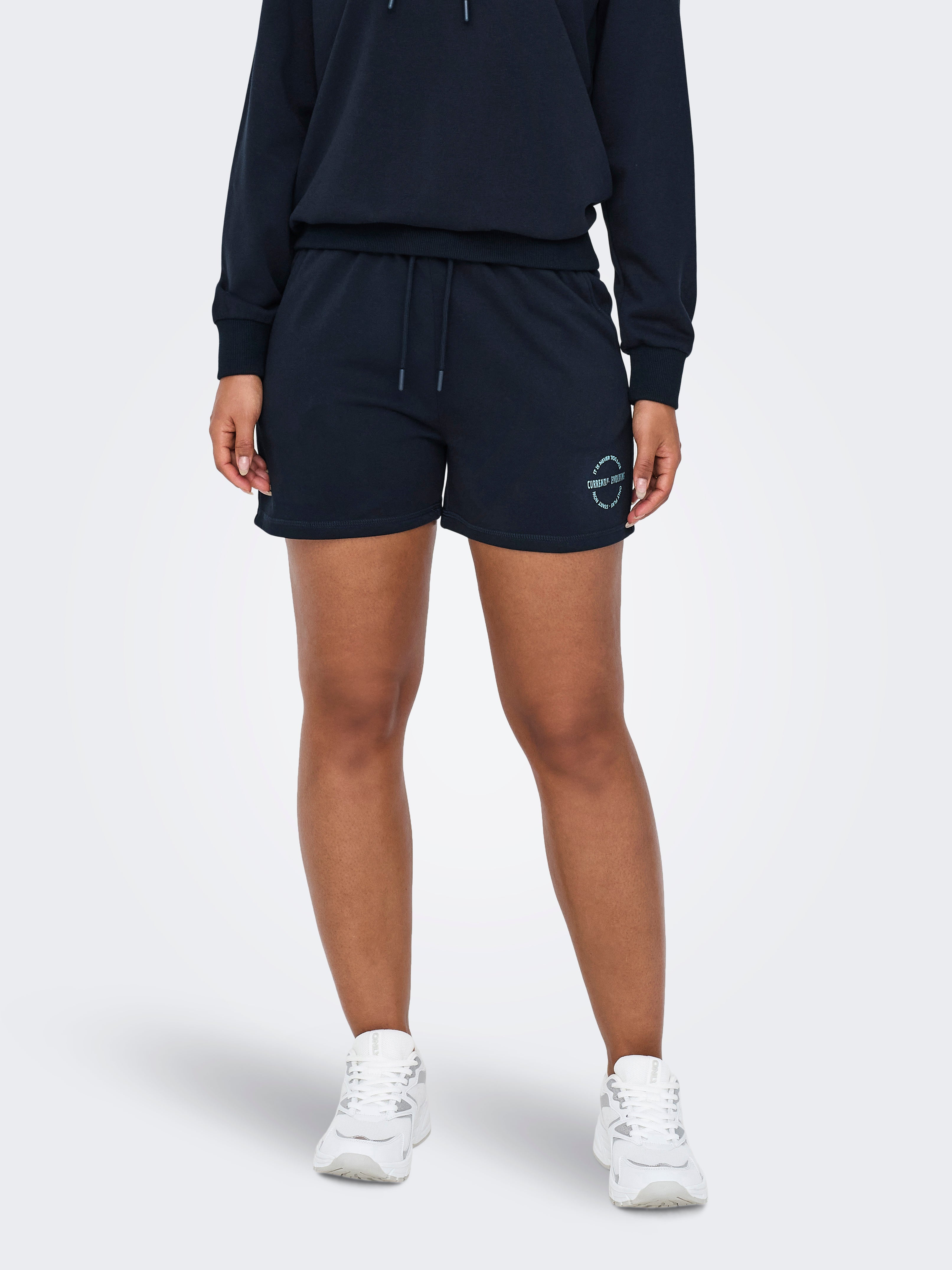 Thumbnail - Onppica Hohe Taille Locker Geschnitten Sweat-shorts