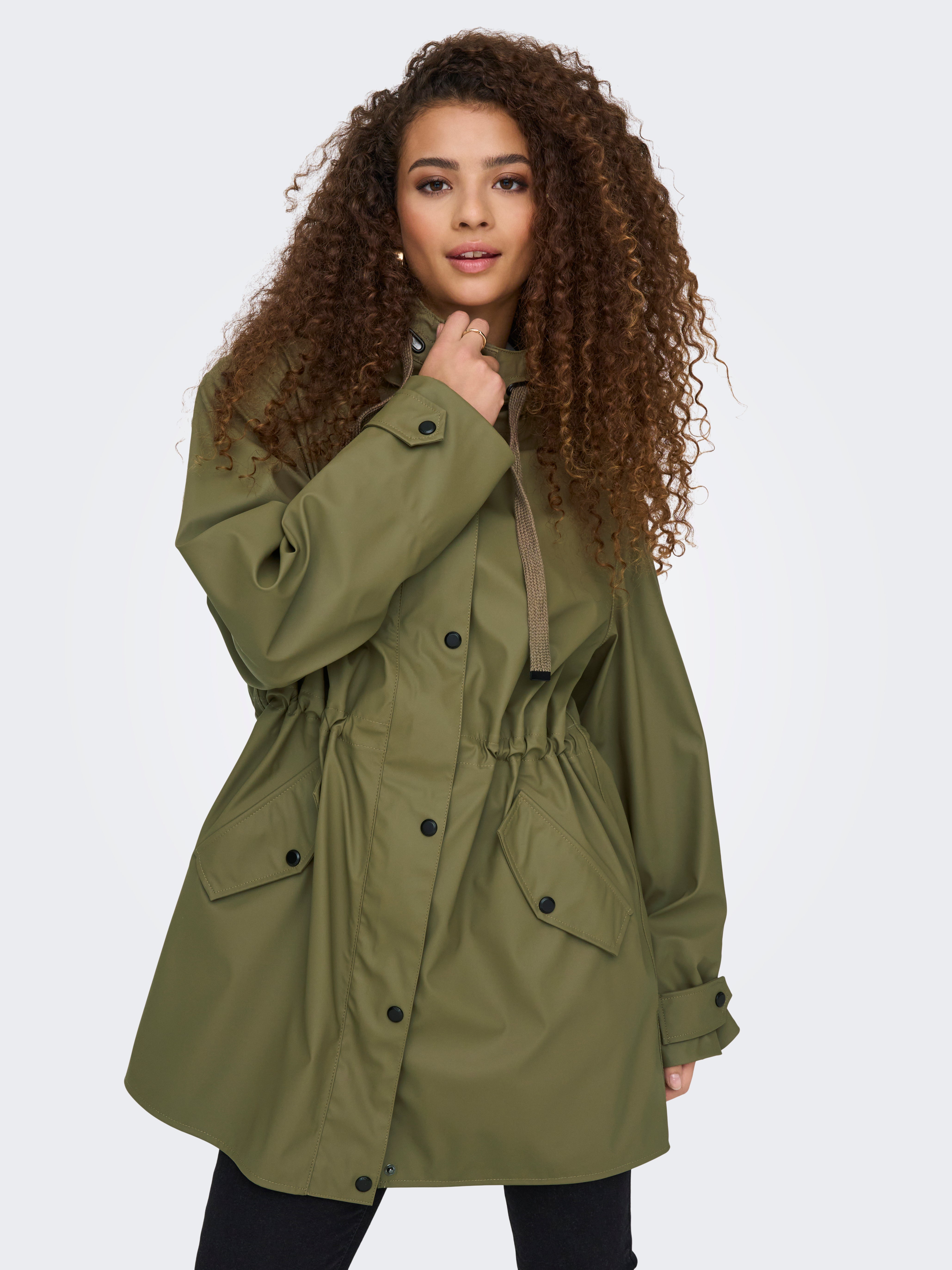 ONLNEWSTATION Raincoat | Medium Grey | ONLY®