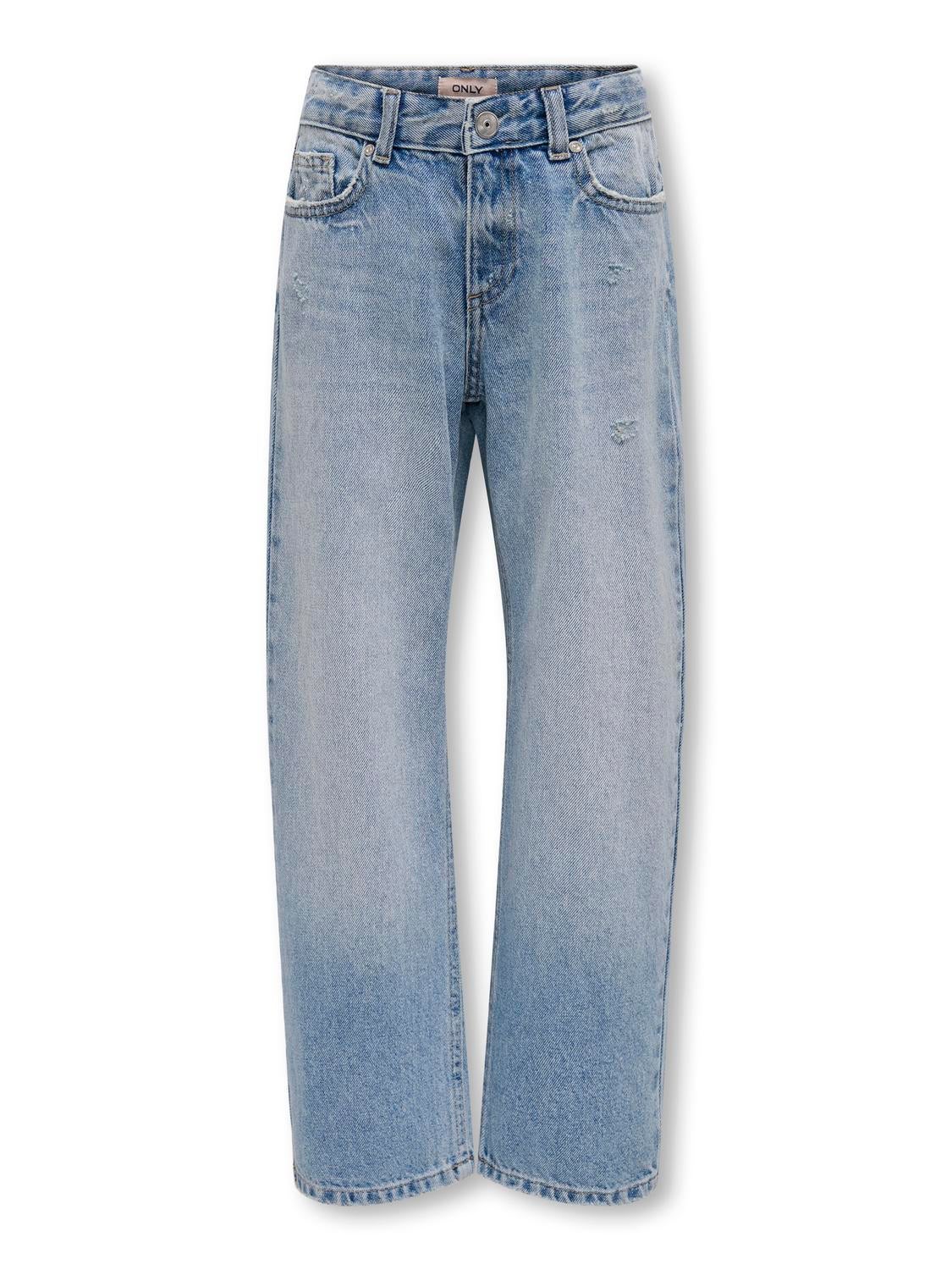 Kogella Mittlere Taille Gerade Geschnitten Jeans