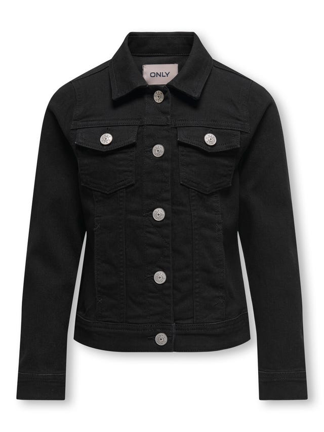 ONLY Konfreya Giubbino In Finta Pelle Per Ragazze - Stile Biker, Colore Nero, Taglie Bambina E Teen - Foto 7