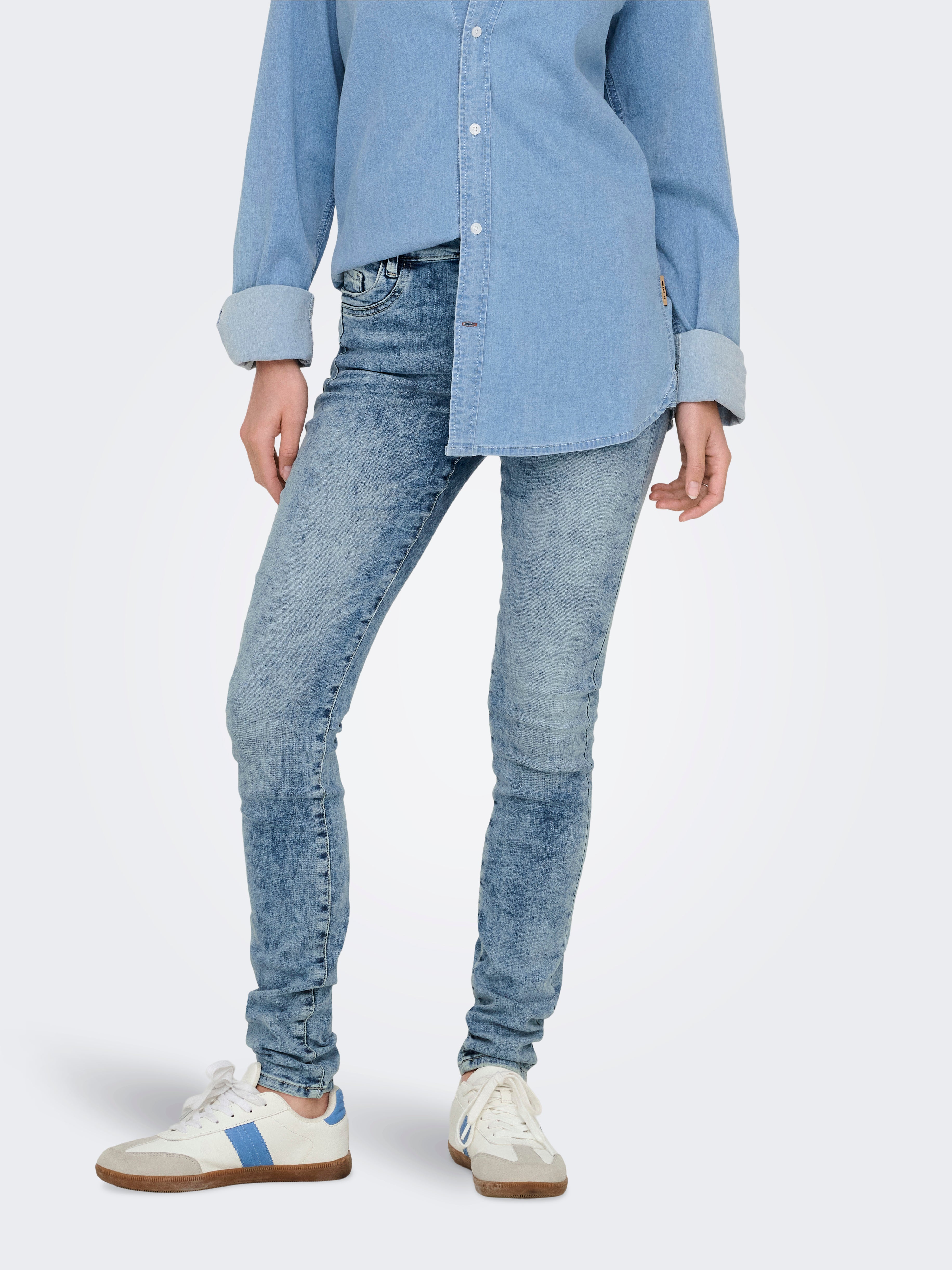 Onlblush Mittlere Taille Skinny Fit Jeans