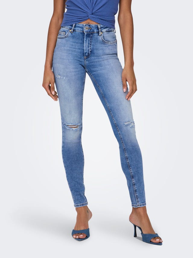 ONLY Krój skinny Średnia talia Jeans - 15340519