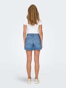 ONLY Shorts Regular Fit Taille moyenne -Medium Blue Denim - 15340706