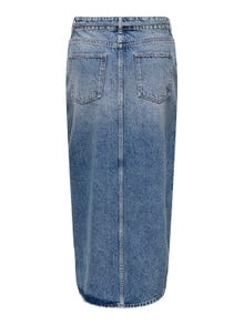 ONLY Jupe midi -Medium Blue Denim - 15340707