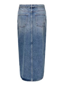 ONLY Midi denim skirt -Medium Blue Denim - 15340707