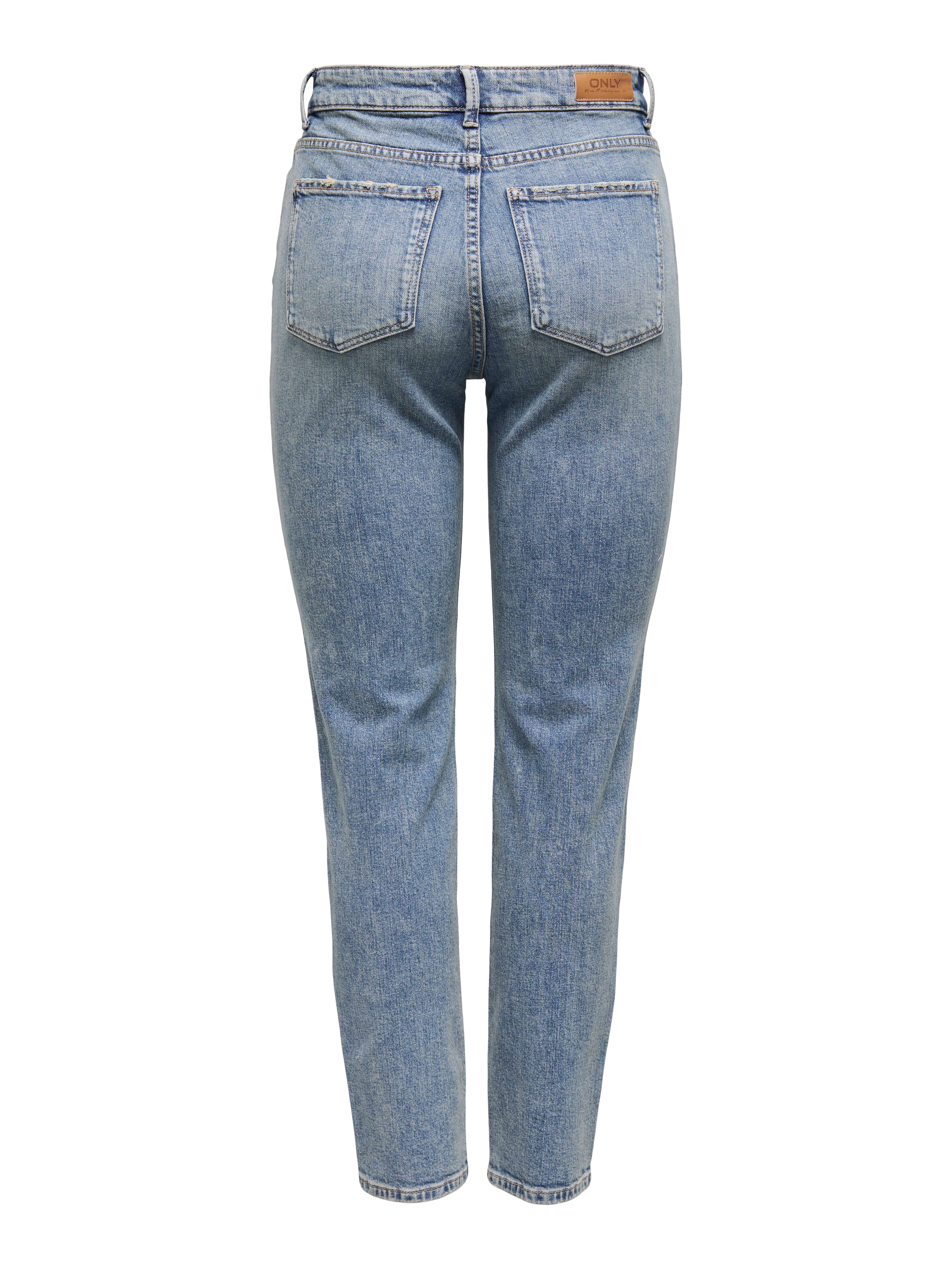 Thumbnail - Onlemily Hohe Taille Gerade Geschnitten Jeans