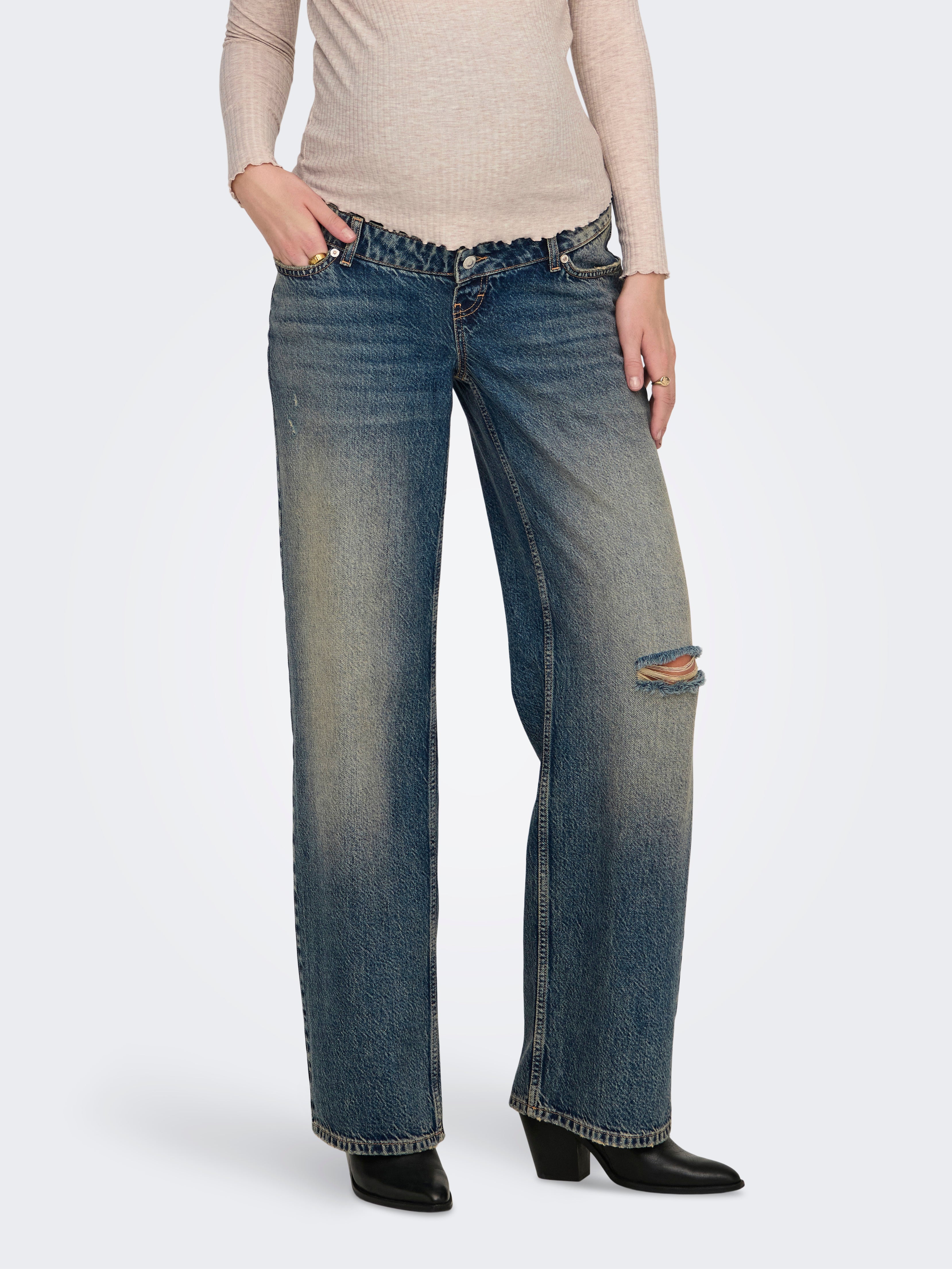 Olmcobain Weiter Beinschnitt Jeans