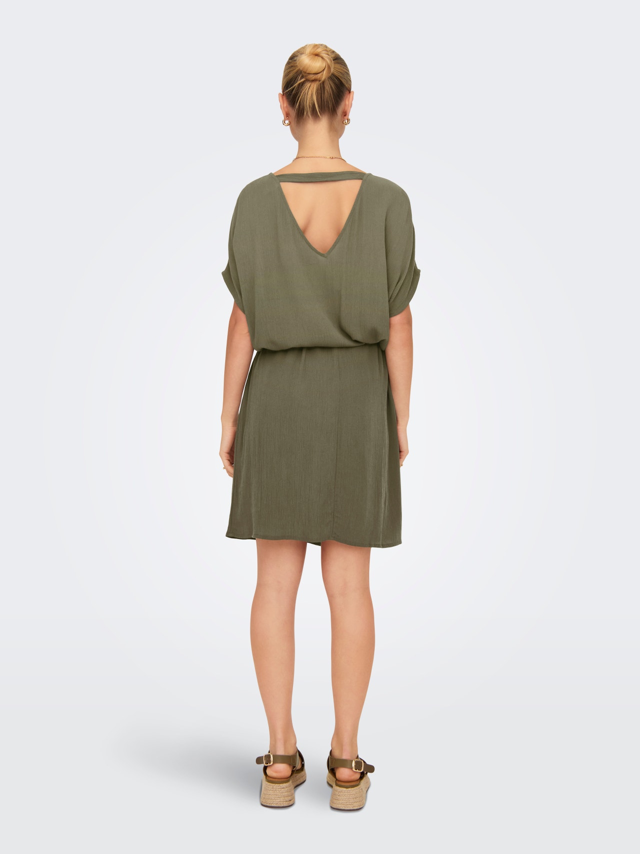 ONLY Regular Fit Round Neck Short dress -Kalamata - 15340813