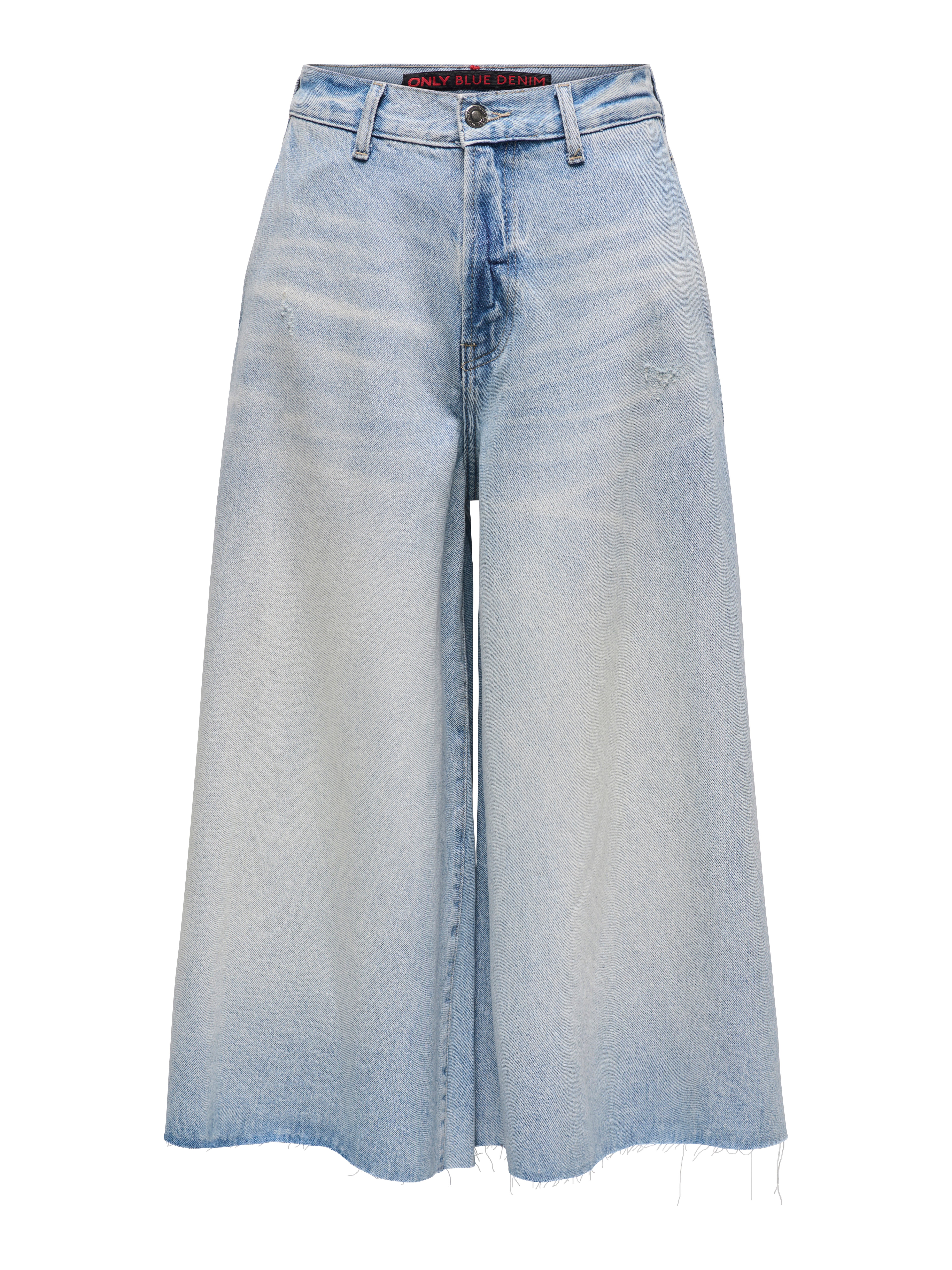 Thumbnail - Onlla Hohe Taille Weiter Beinschnitt Jeans-shorts