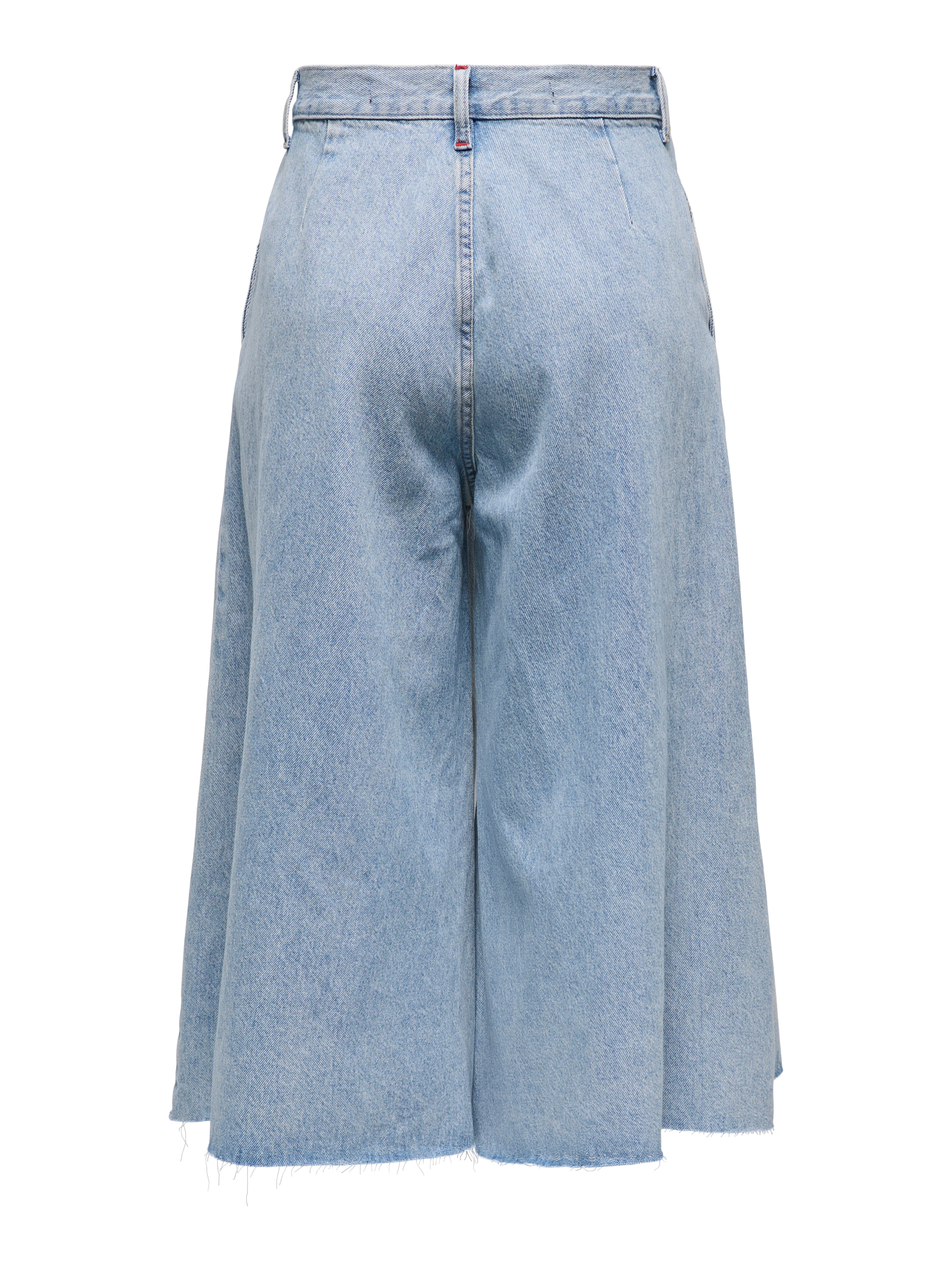 Thumbnail - Onlla Hohe Taille Weiter Beinschnitt Jeans-shorts