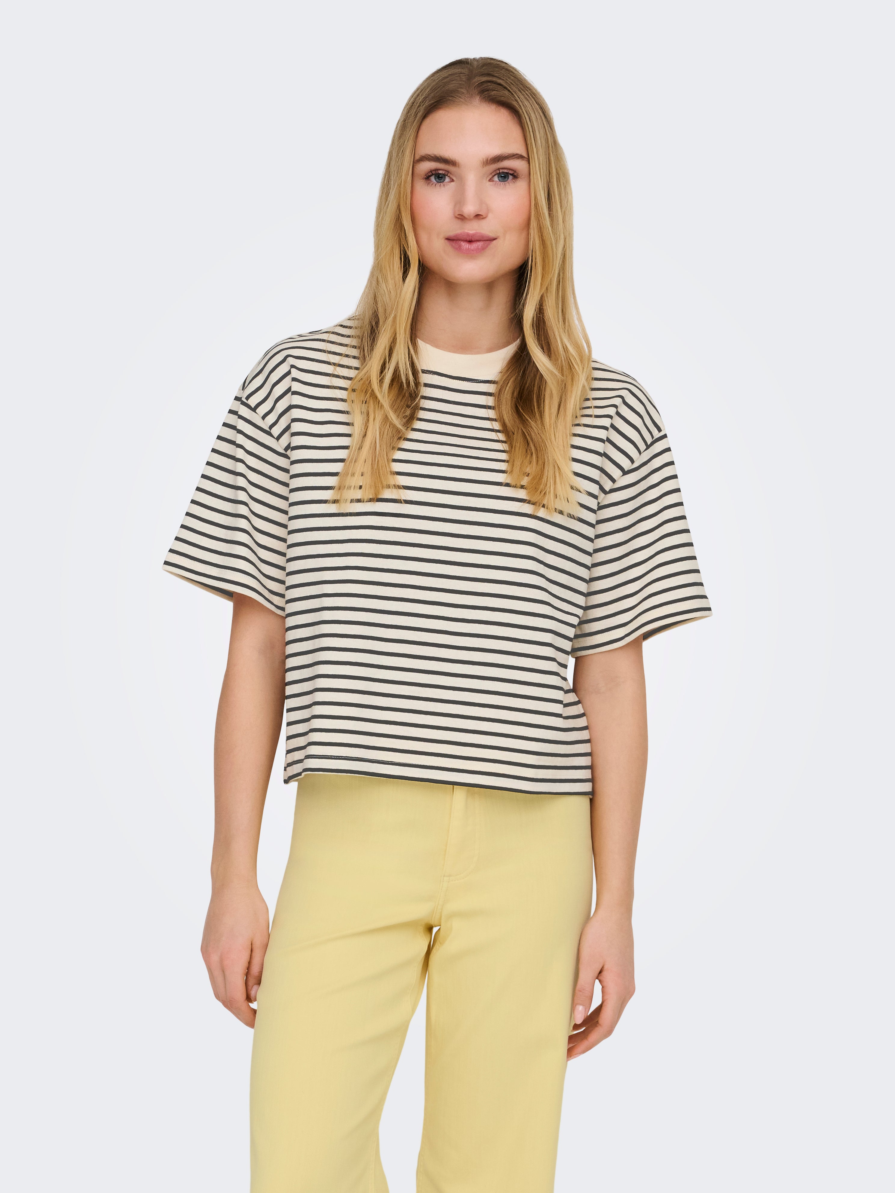 Jdyiris Normal Geschnitten Hose Mit Weitem Beinschnitt