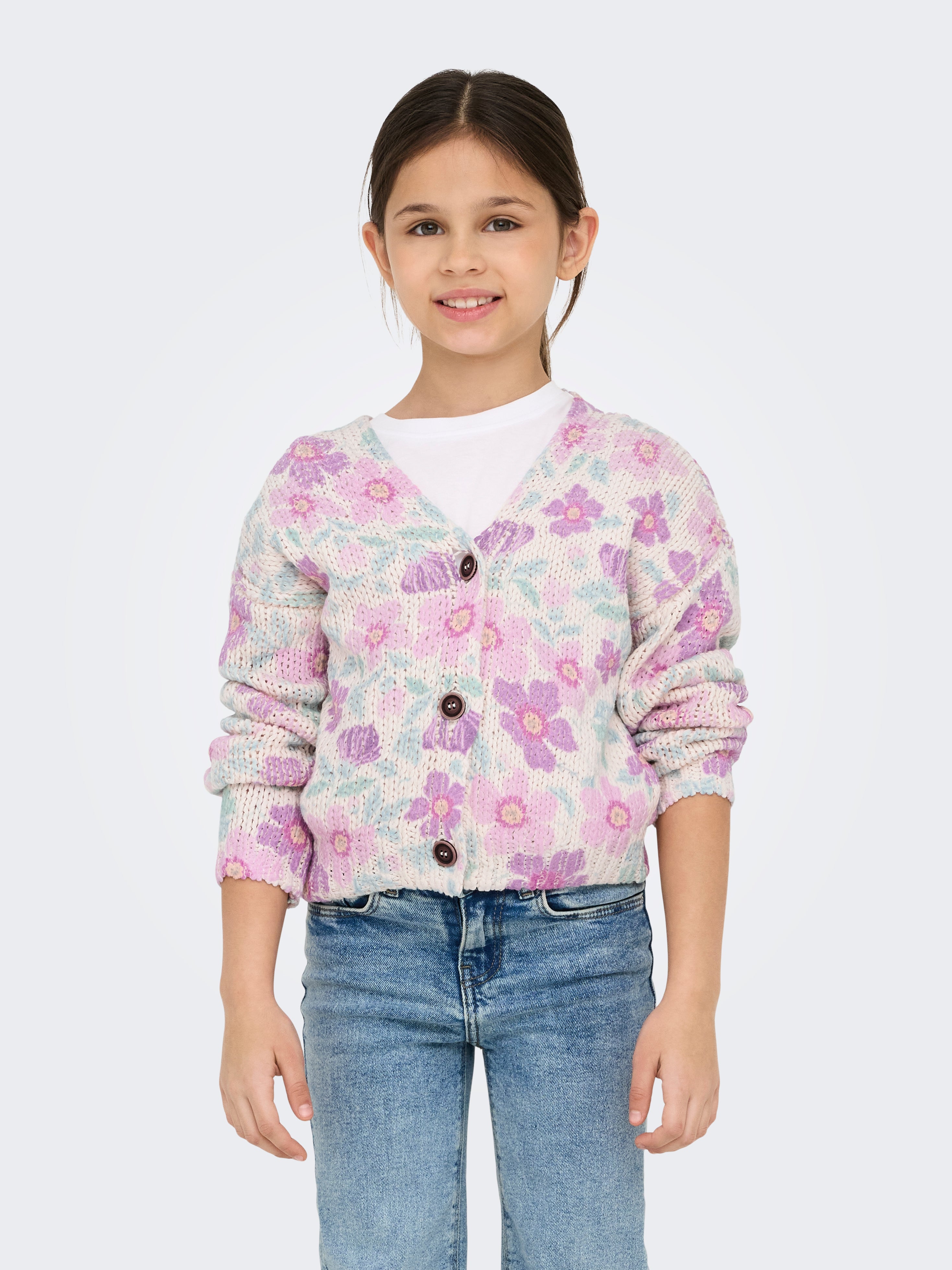 Locker Geschnitten V-ausschnitt Pullover