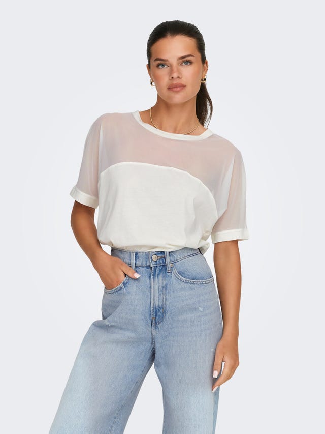 ONLY o-neck top - 15341377