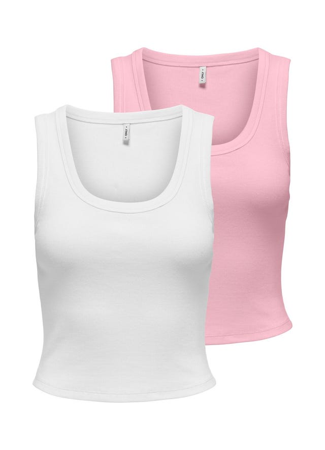 ONLY 2-pack sleeveless top - 15341380