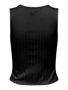 ONLY Tops Corte regular Cuello en V -Black - 15341384