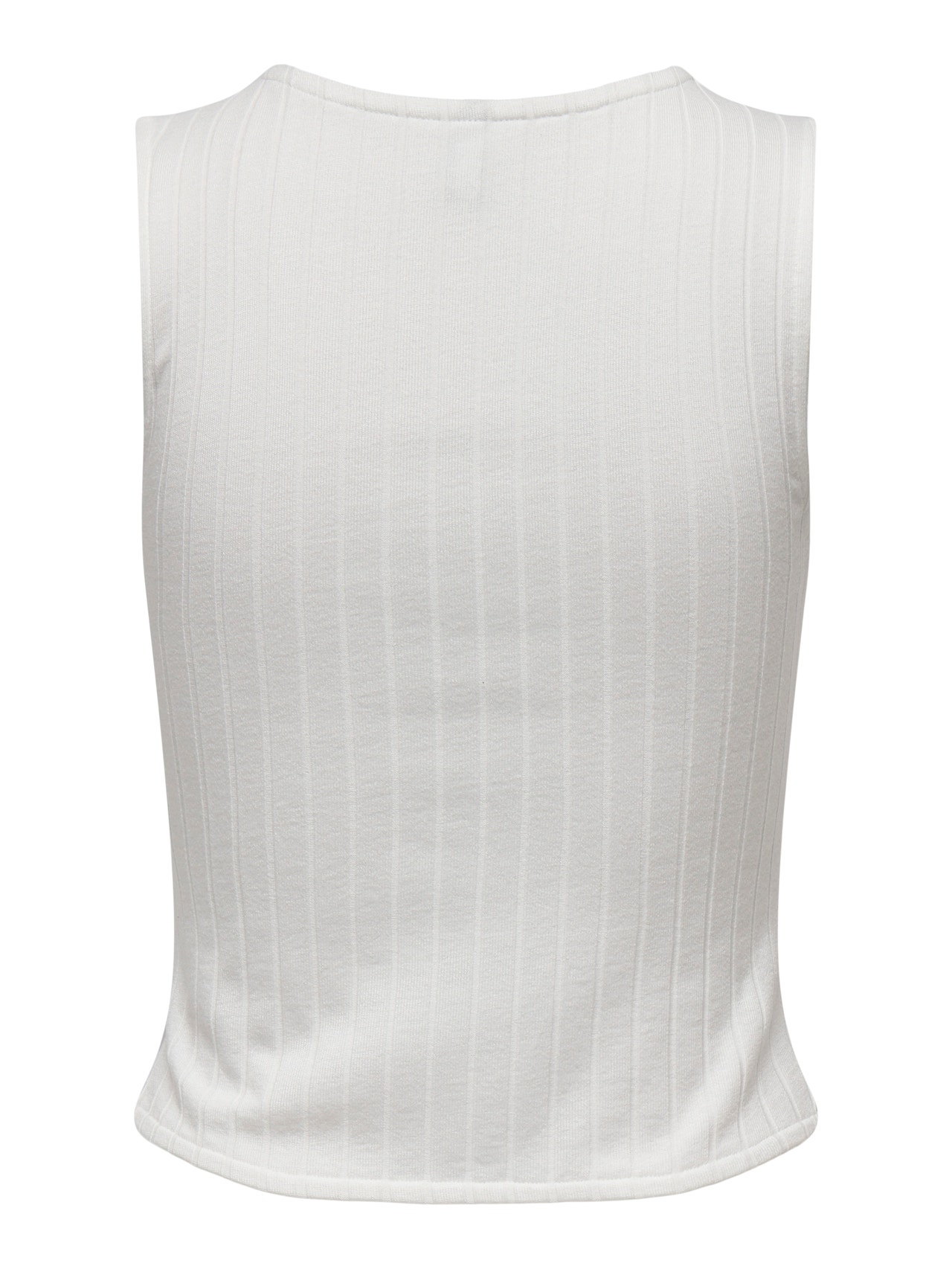 ONLY Normal geschnitten V-Ausschnitt Top -White - 15341384