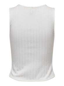 ONLY Regular fit V-Hals Top -White - 15341384