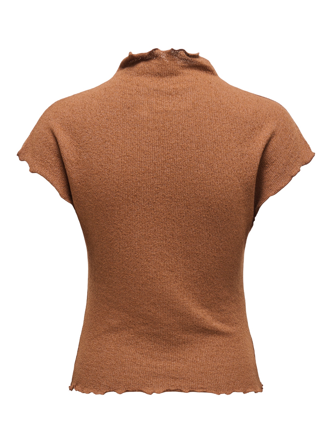 ONLY Knitted top with wave edges -Argan Oil - 15341390