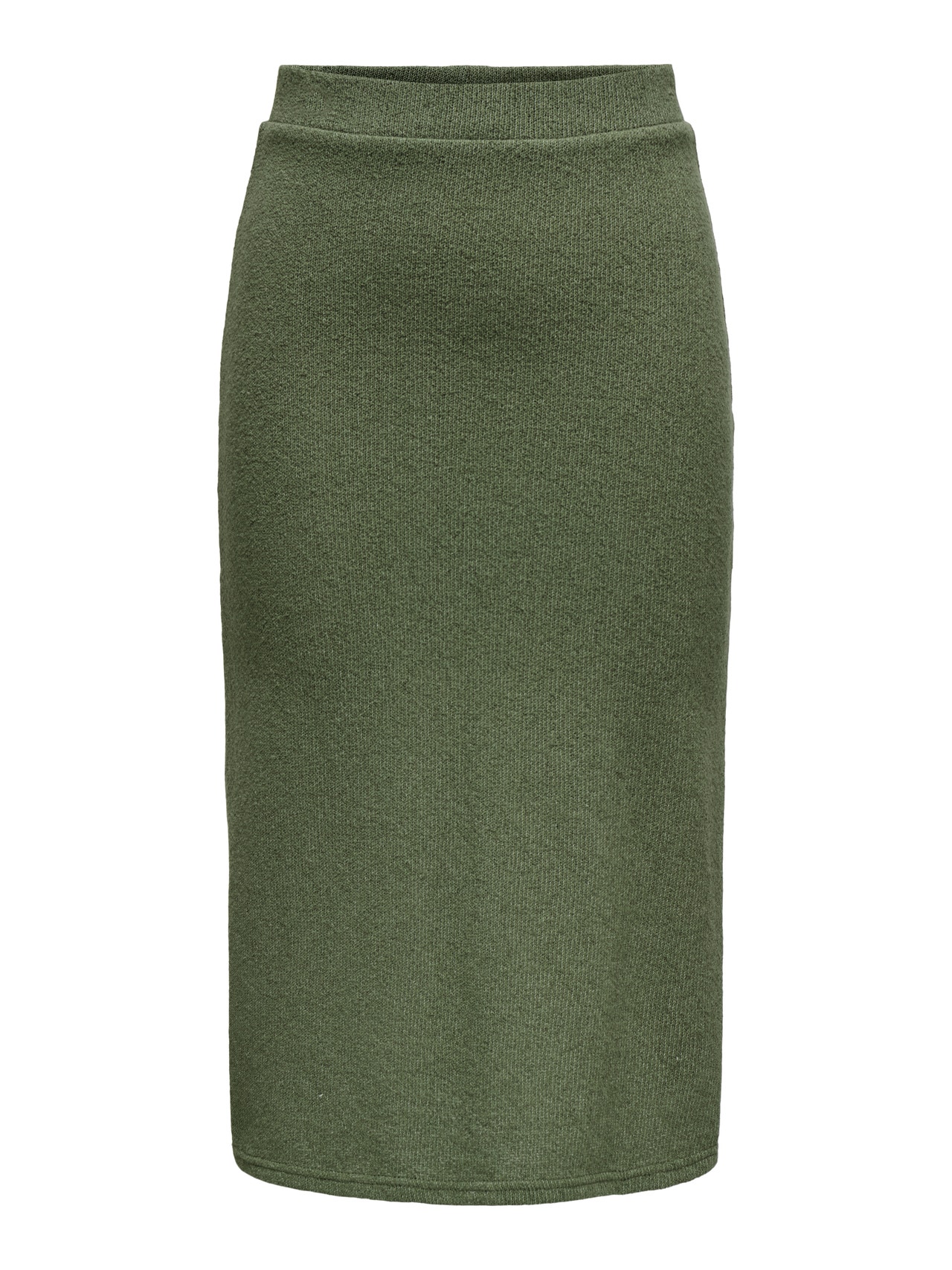ONLY Midi skirt with slit -Four Leaf Clover - 15341391