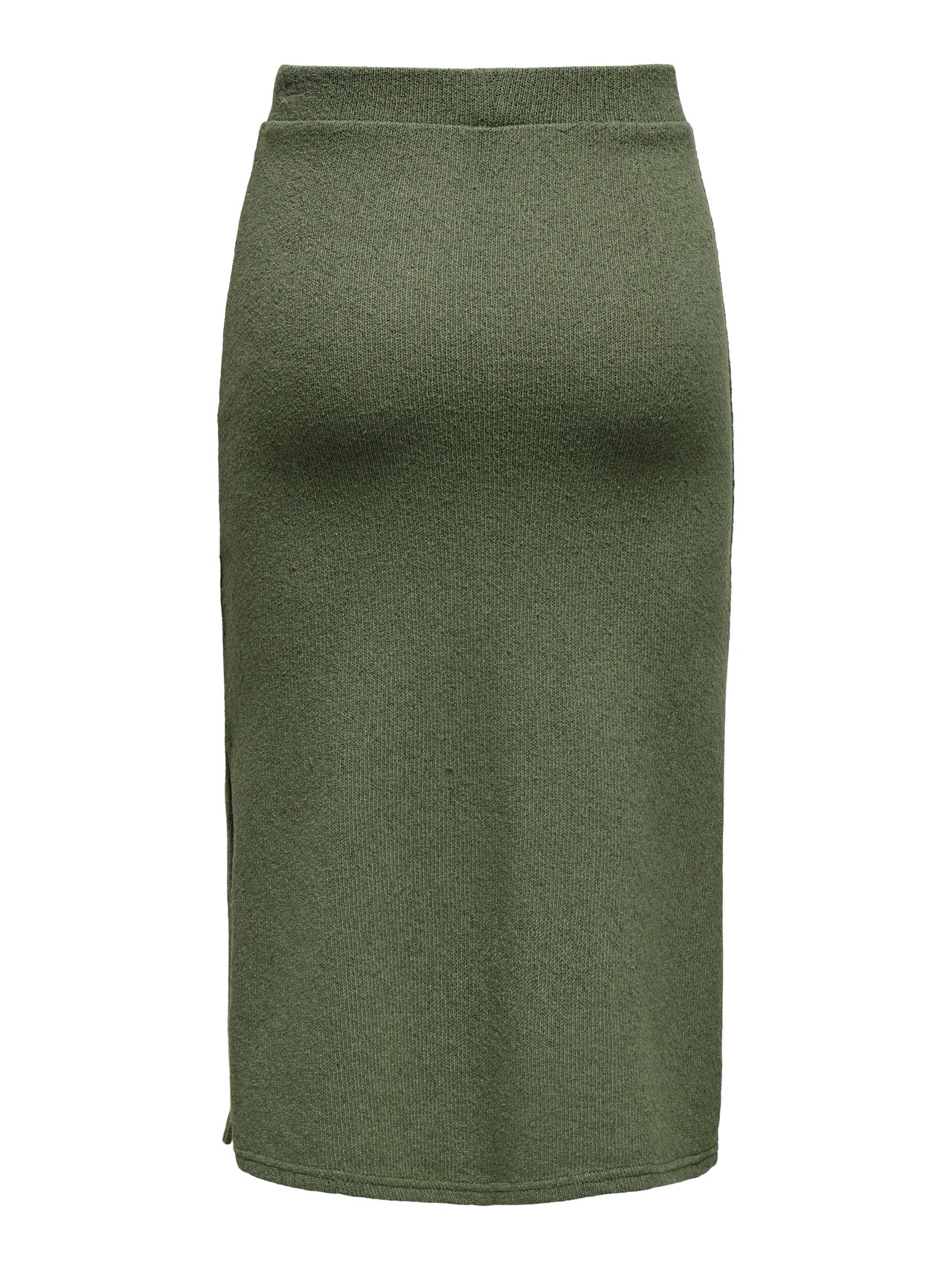 ONLY Midi skirt with slit -Four Leaf Clover - 15341391