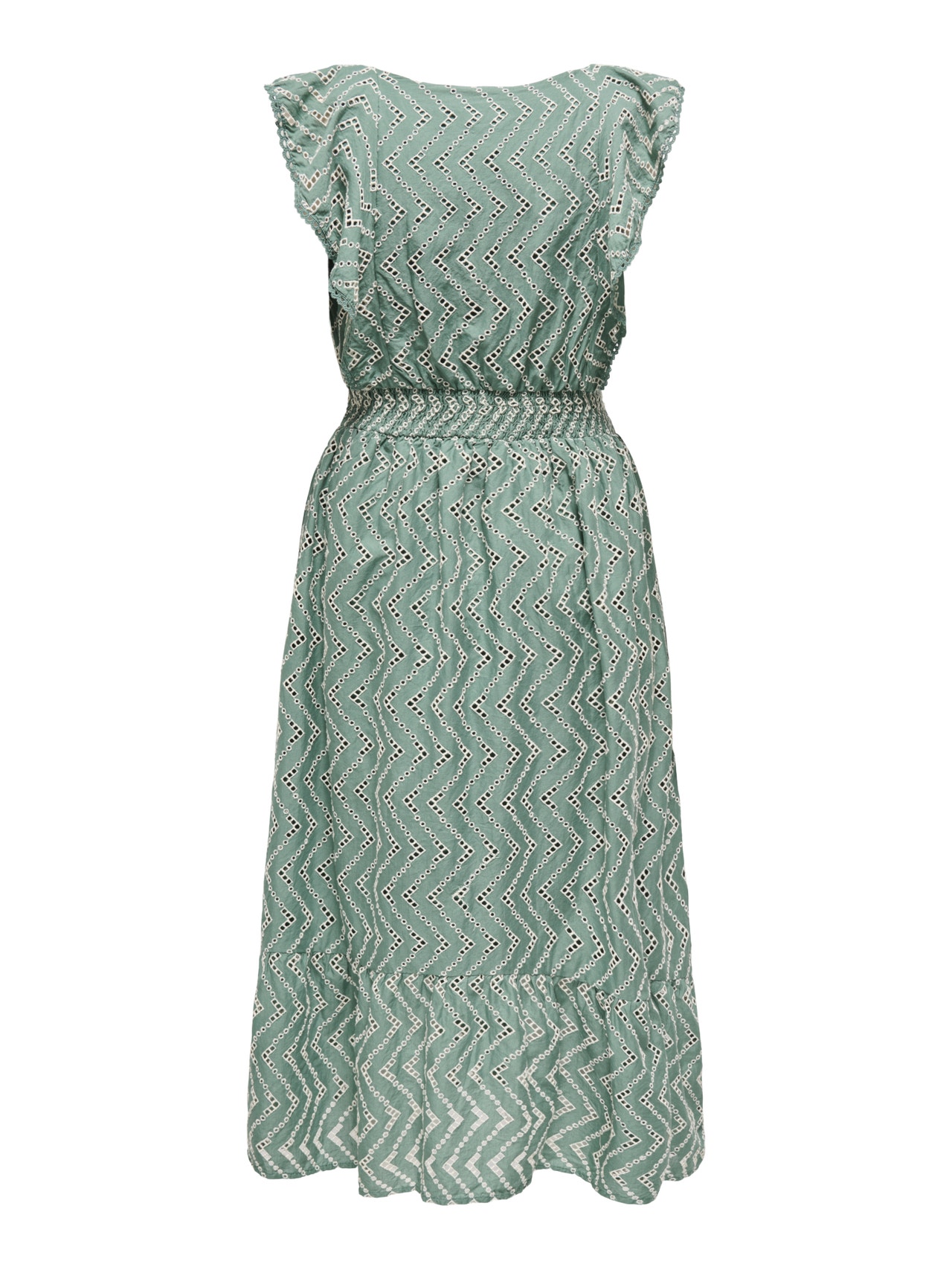 ONLY Tavapärane lõige V-kaelus Lühike kleit -Dark Forest - 15341416