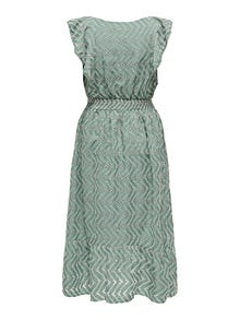 ONLY Tavapärane lõige V-kaelus Lühike kleit -Dark Forest - 15341416