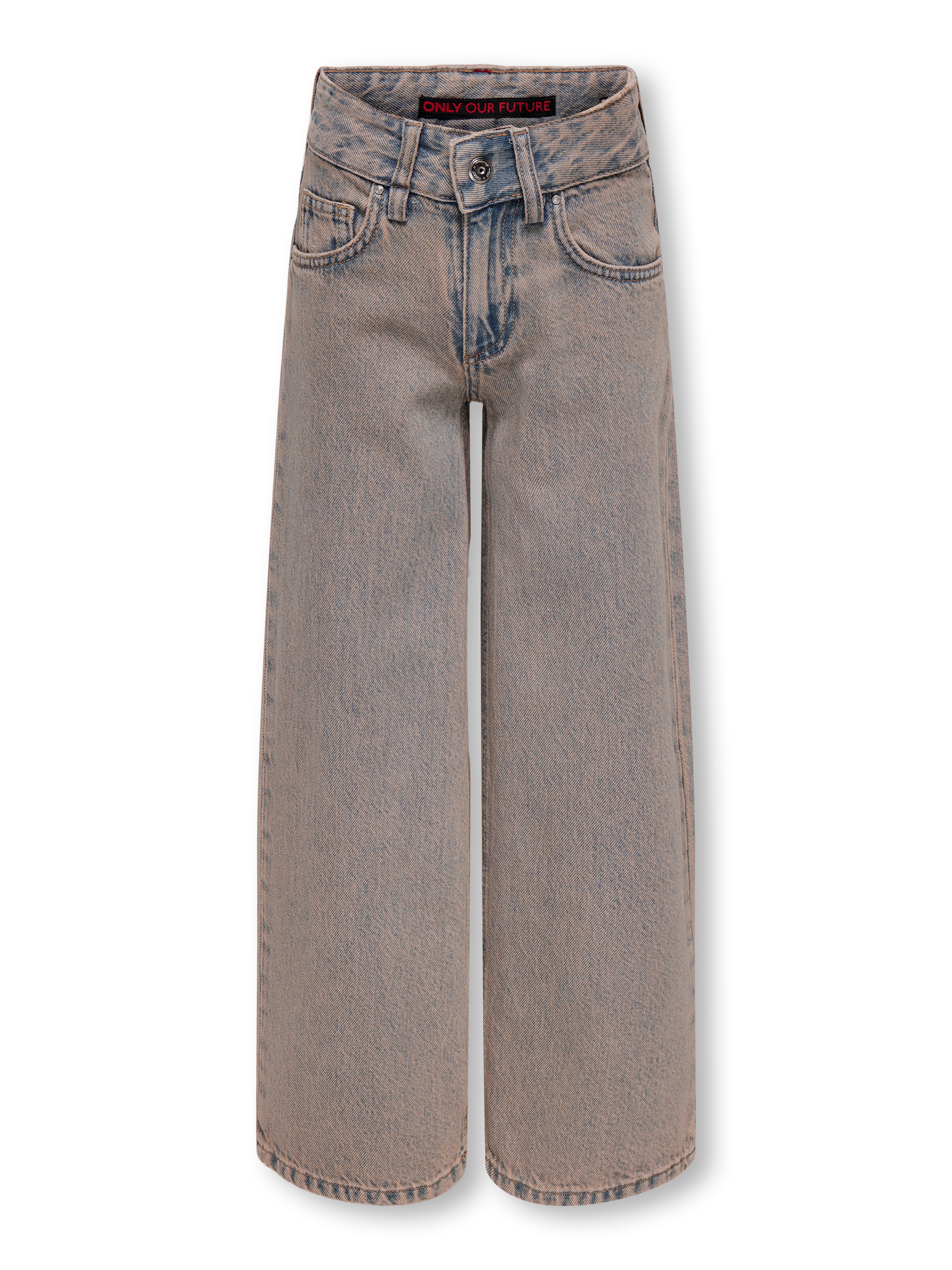 Thumbnail - Kogbaxter Hohe Taille Weiter Beinschnitt Jeans