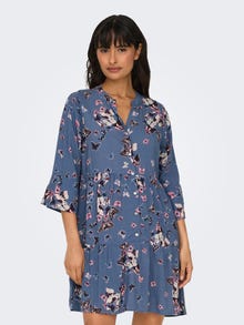 ONLY Loose fitted dress with print -Vintage Indigo - 15341609