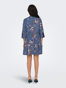 ONLY Loose fittet kjole med print -Vintage Indigo - 15341609