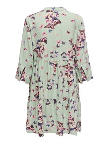 ONLY Loose fitted dress with print -Desert Sage - 15341609