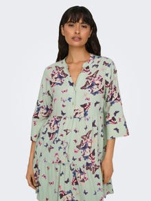 ONLY Loose fittet kjole med print -Desert Sage - 15341609