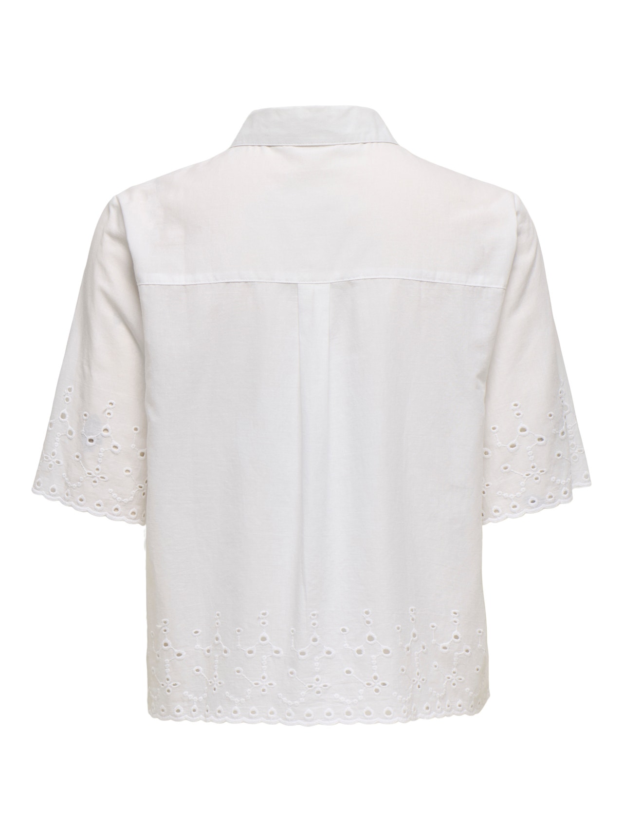 ONLY Camisas Corte regular Cuello de camisa -Cloud Dancer - 15341680