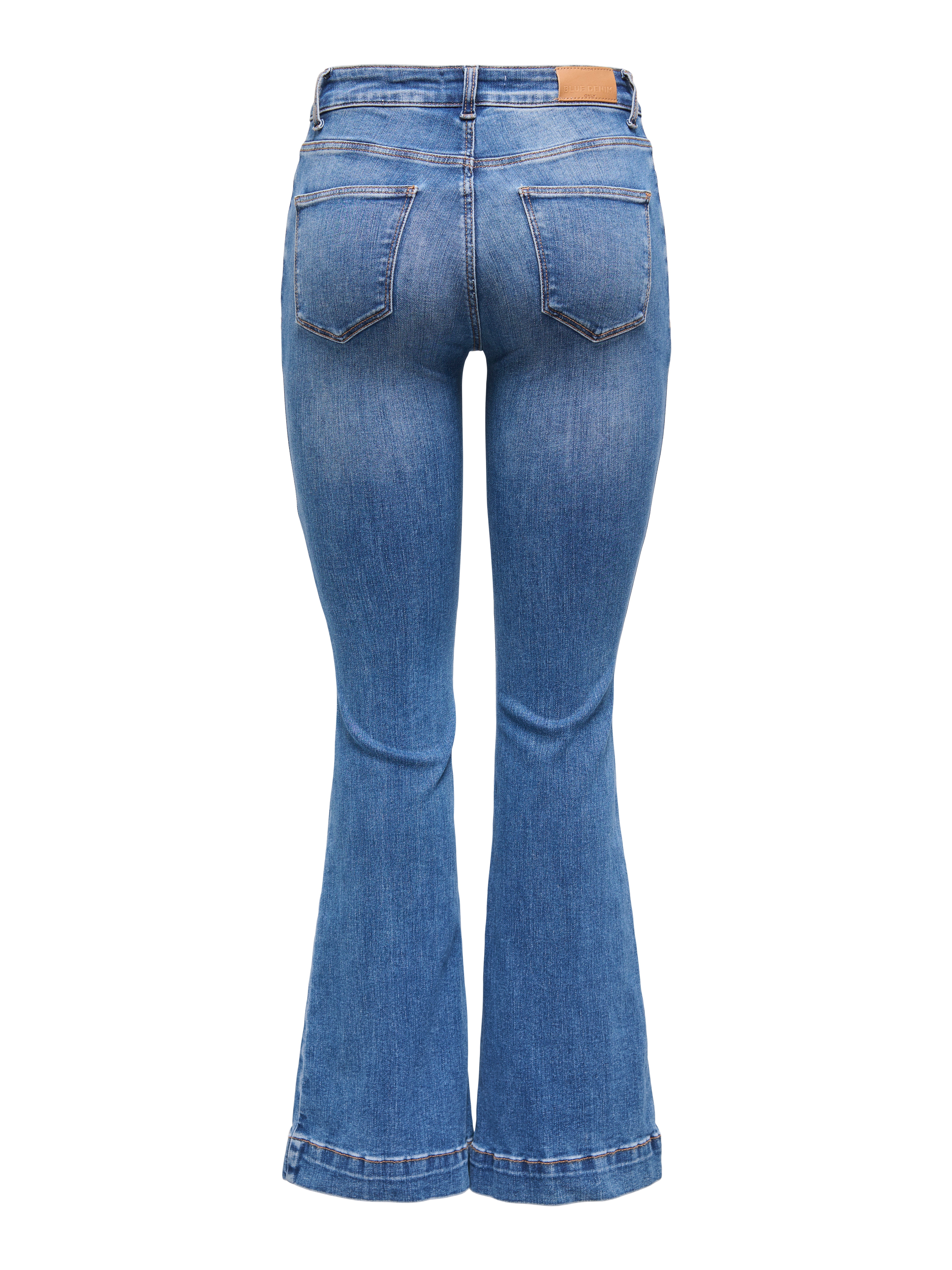 Thumbnail - Onlblush Mittlere Taille Retro-fit, Ausgestellt Jeans