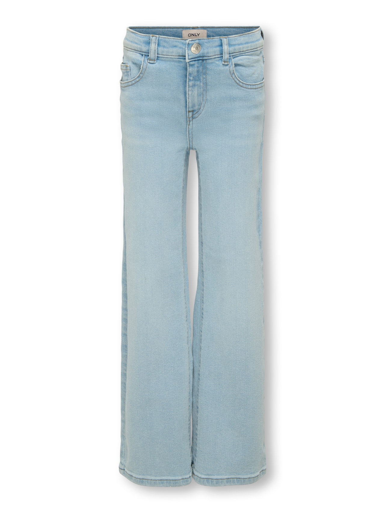 ONLY KOGJUICY Wide Leg Fit Jeans -Light Blue Denim - 15342021