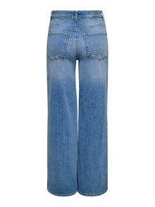 ONLY JDYFELINA-FINA High waist Wide Leg Fit Jeans -Medium Blue Denim - 15342089