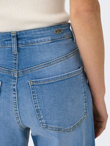 ONLY JDYFELINA-FINA High waist Wide Leg Fit Jeans -Medium Blue Denim - 15342089