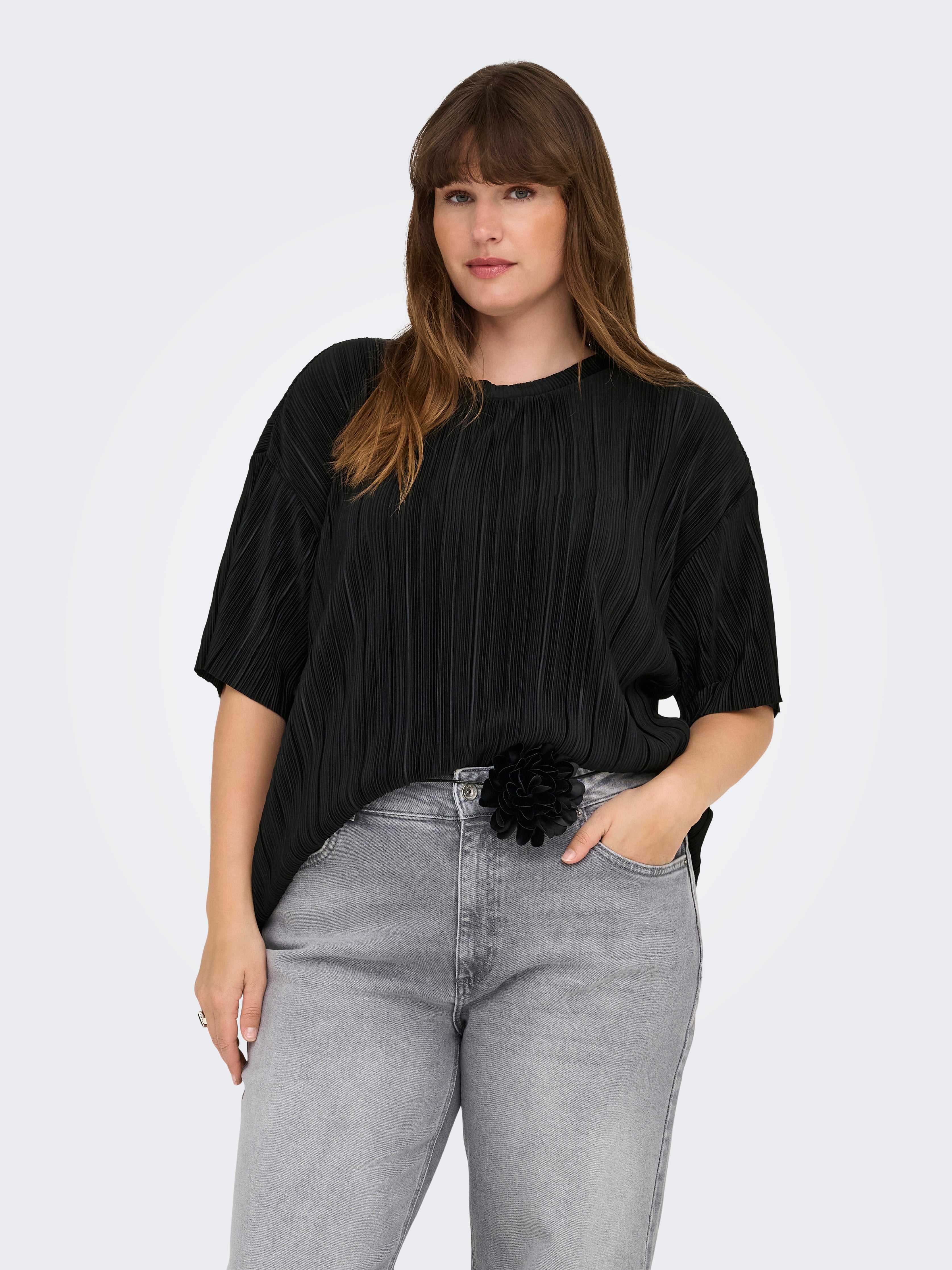 Carravenna Plissiertes Top