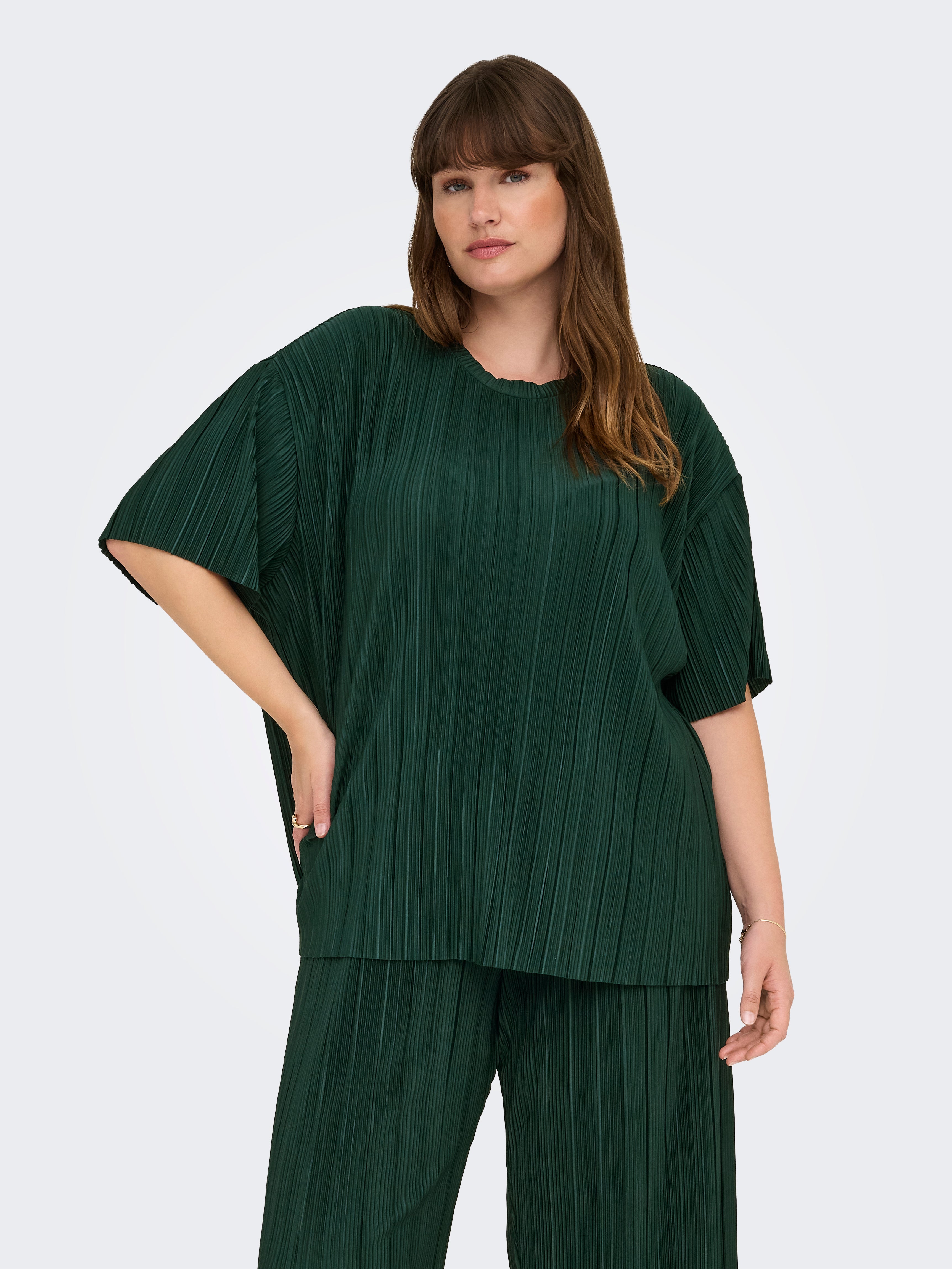 Carravenna Plissiertes Top