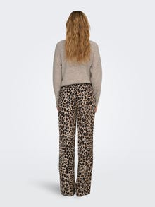 ONLY Laia jalaosaga lõige Kõrge vöökoht Püksid -Pumice Stone - 15342314