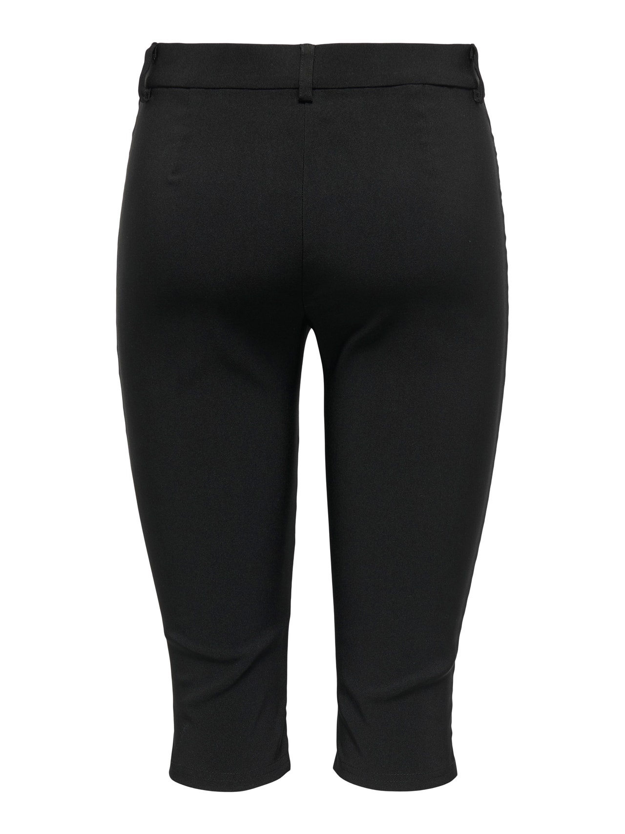 ONLY Regular Fit Mid waist Knee Trousers -Black - 15342332