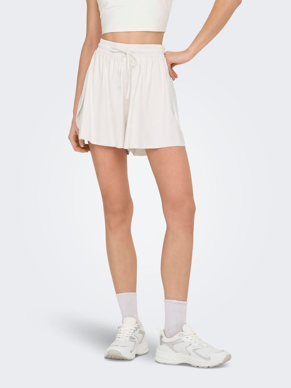 Onpenya Hohe Taille Locker Geschnitten Shorts