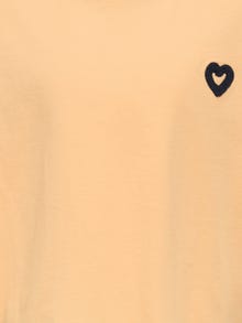 ONLY Čvrsto prianjanje Kvadratni vrat Ispuštena ramena Vrh -Caramel Cream - 15342443