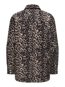 ONLY Leopard hemd -Black - 15342526