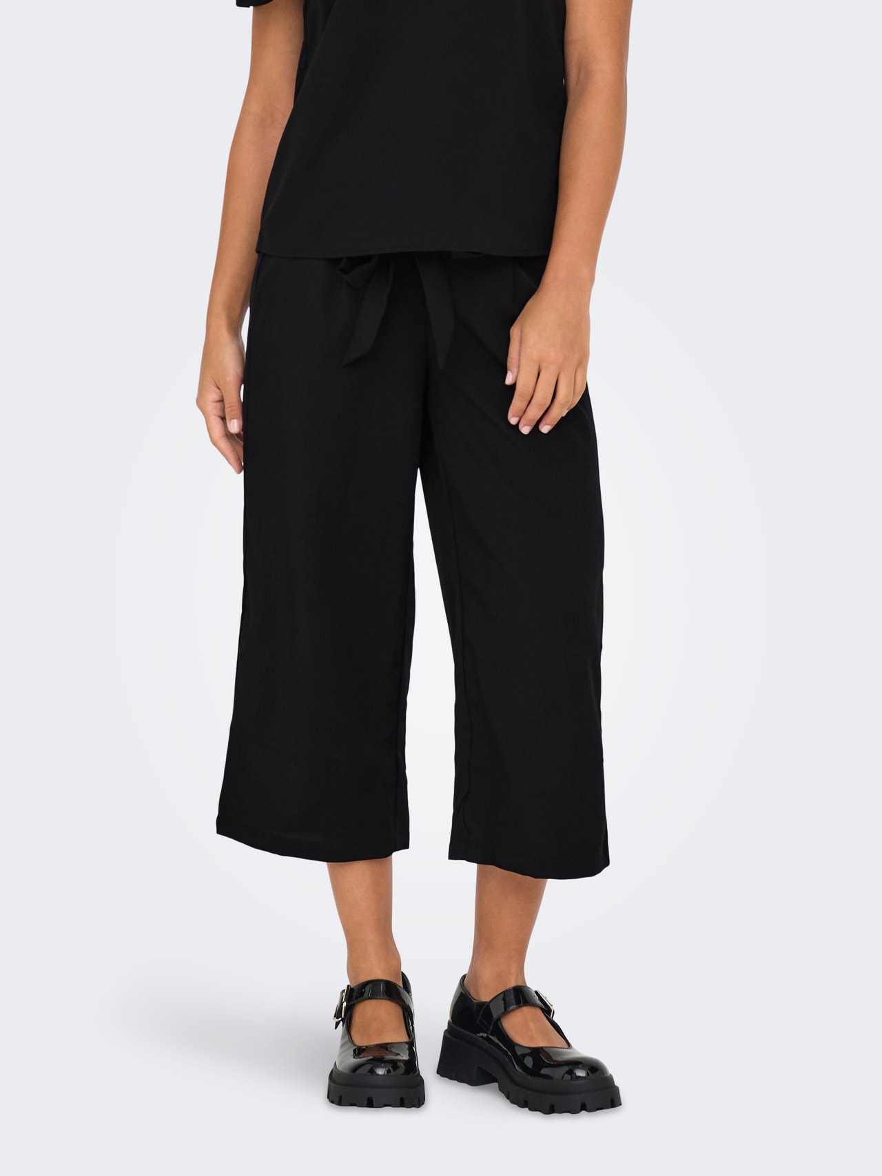 ONLY Tavapärane lõige Püksid -Black - 15342658