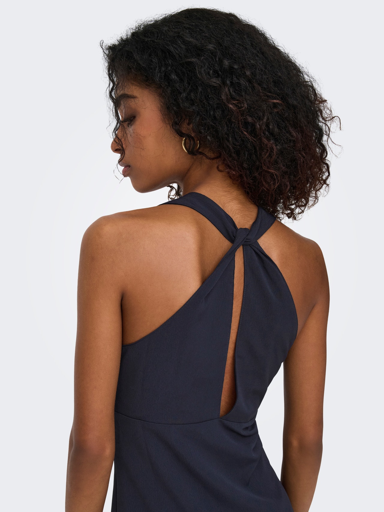 ONLY Onlnova Life Elite Roxy – Abito Lungo Donna Senza Maniche, Scollo A V, Colore Cielo Notturno, Taglia L