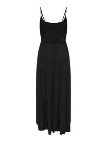 ONLY Maxi dress with frills -Black - 15342736