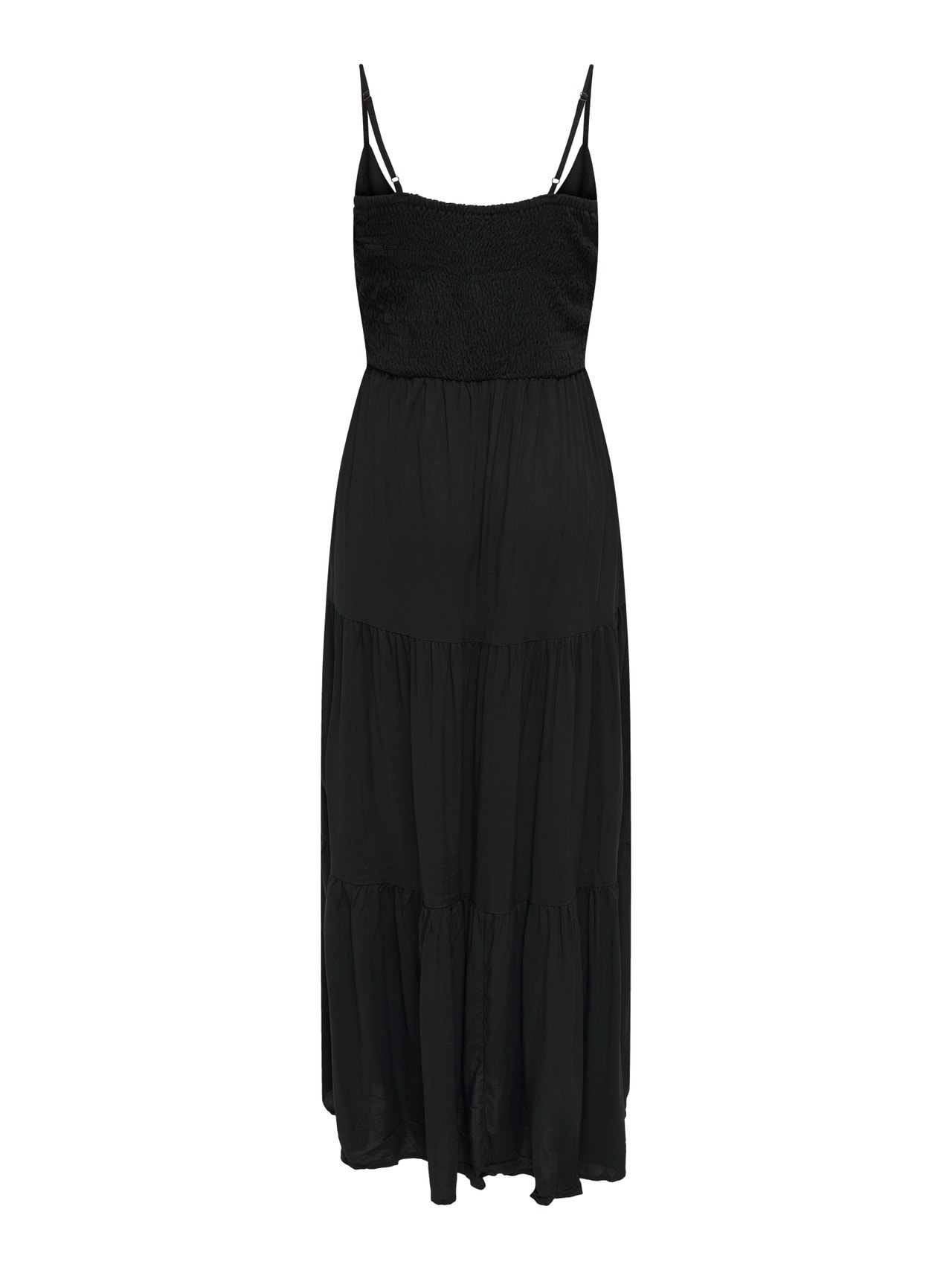ONLY Maxi dress with frills -Black - 15342736