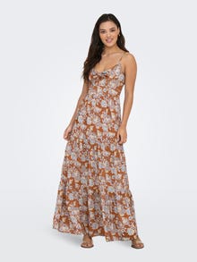 ONLY ONLJENNIE Langes Kleid -Apricot Orange - 15342736