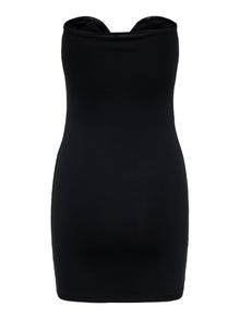 ONLY Normal geschnitten Trägerlos Kurzes Kleid -Black - 15342769